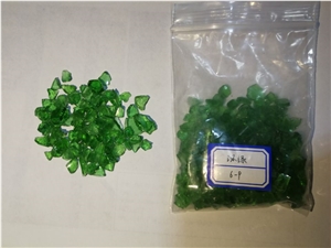 G02 Crushed Glass Glass Chips-Dark Green