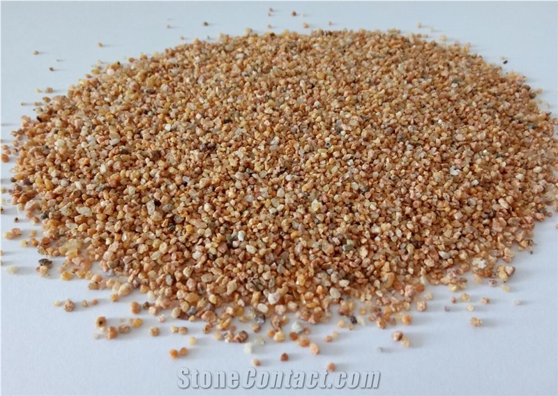 Gold Granite Crushed Stone Chips Aggregate
