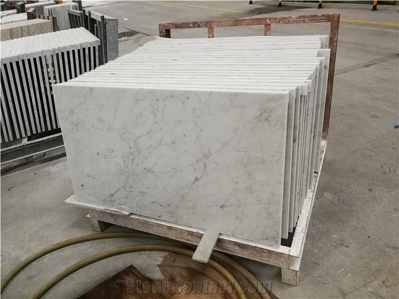 Italian Carrara White Marble Vanity Top