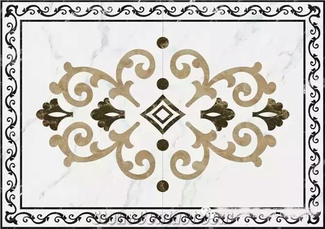 Marble Waterjet Pattern P03 for Home Floor Decoration