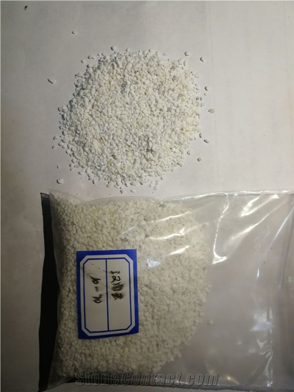 Pure White Crushed Stone Chips for Terrazzo