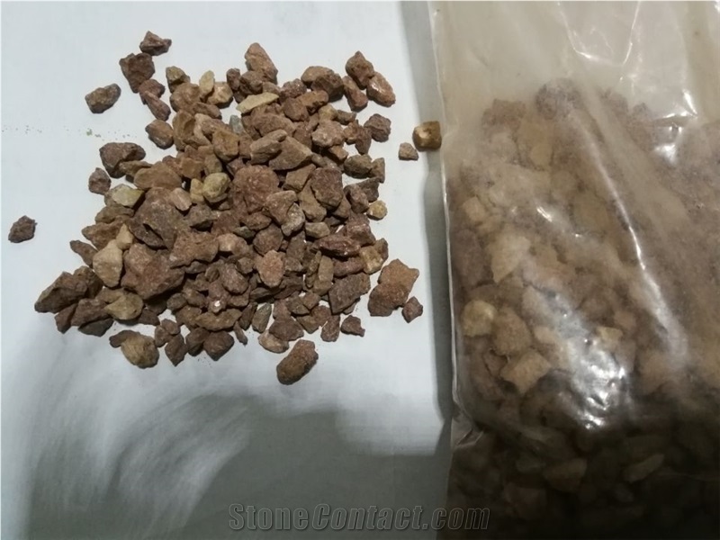 Red Granite Crushed Stone Chips Aggregate