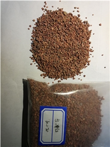 Taiwan Red Granite Crushed Stone Chips Aggregate