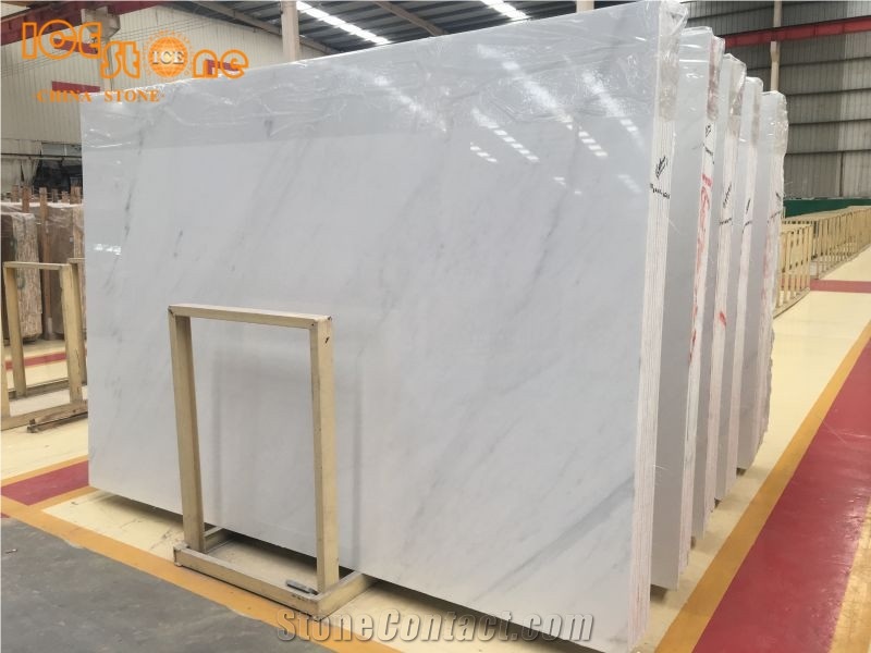 China Eastern White Marble Tiles Slabs