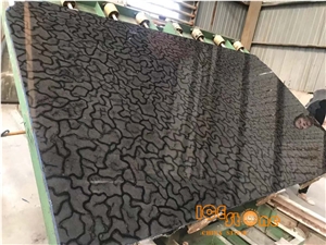 China Labirent Oracle Black Marble Slabs & Tiles