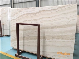 Chinese White Onyx, Wooden Pattern Slabs