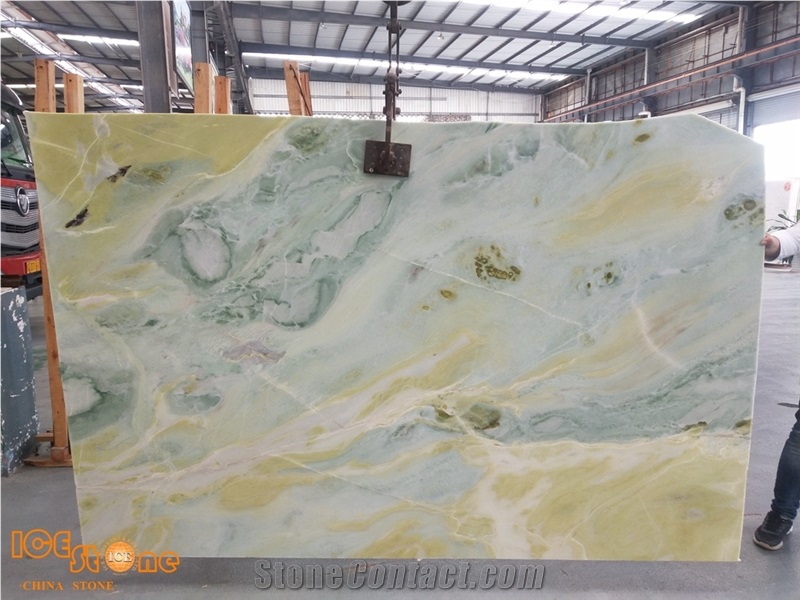 Dreaming Green China Marble Slabs&Tiles Bookmatch