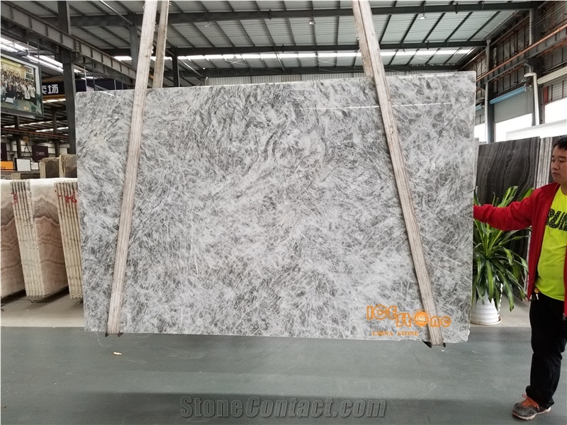 Grey Marble Slabs Tiles from China/Alps Grey