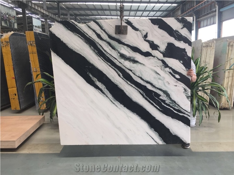 Hot Sale Panda White Marble Slabs from Ice Stone