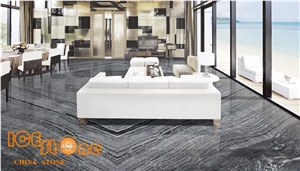 Silver Wave Wooden Pattern Leather &Polished Slabs
