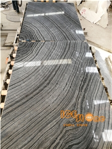 Silver Wave Zebra Kenya Black Marble Slabs & Tiles