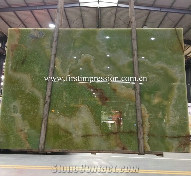 Cheap Green Onyx Slabs&Tiles for Walling