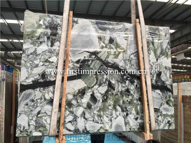 Cheapest Ice Jade Marble Slabs/White Beauty Marble
