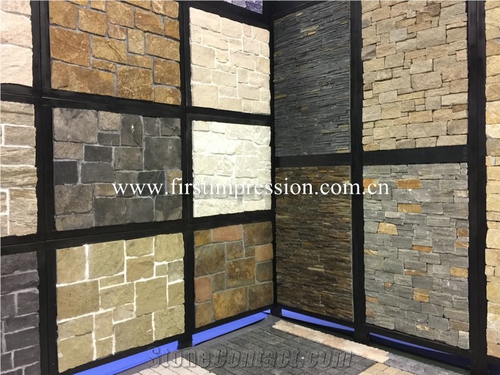 China Culture Stone/Slate Tiles for Wall Cladding