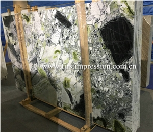 China Ice Jade Marble Slab/White Beauty Marble
