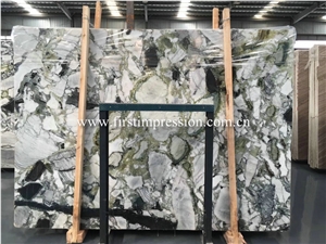 China Ice Jade Marble Slabs/White Beauty Marble