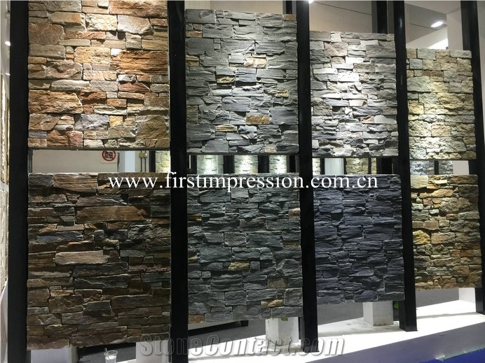 China Slate Stone/Culture Stone for Interior