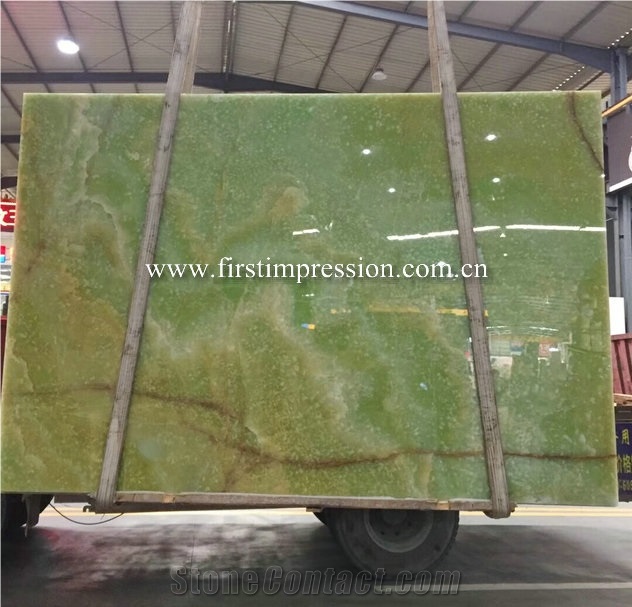 High Quality Green Onyx Slabs&Tiles for Walling
