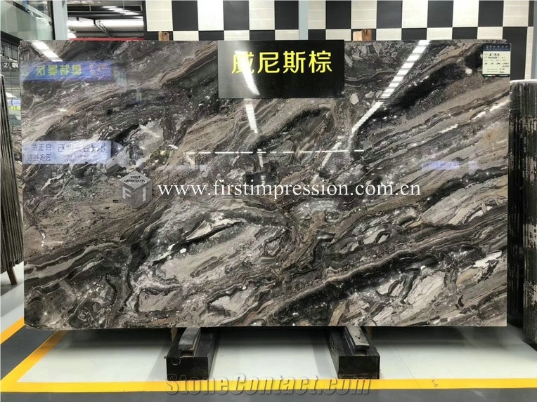 Hot Sale Italy Venice Brown Marble Tiles for Hotel