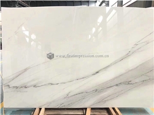 Hot Sale Lincoln White Marble Slabs for Walling
