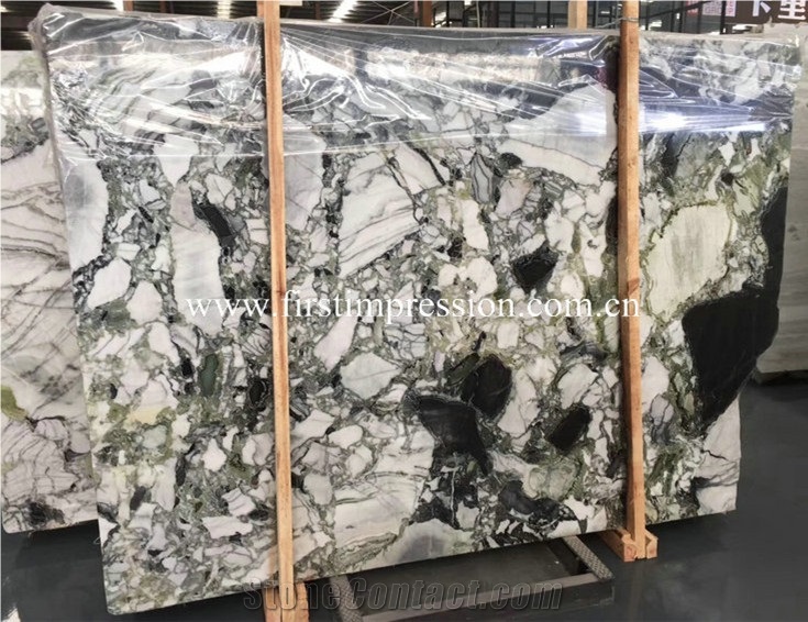 Hot Sale White Beauty/Ice Connect Marble Slabs