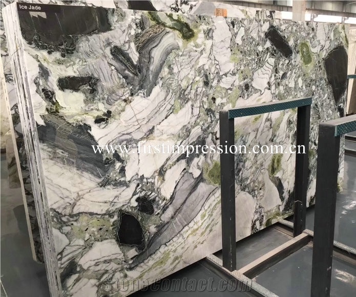 Ice Jade Marble Slabs/White Beauty Marble Tiles