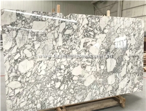 Italian Arabescato Carrara Marble Slabs & Tiles