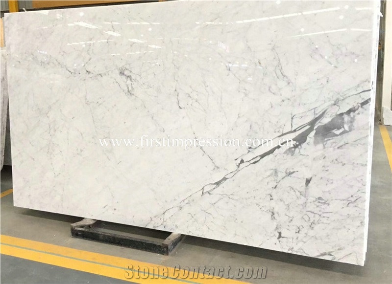 Italy Bianco Carrara White Marble Slabs&Tiles
