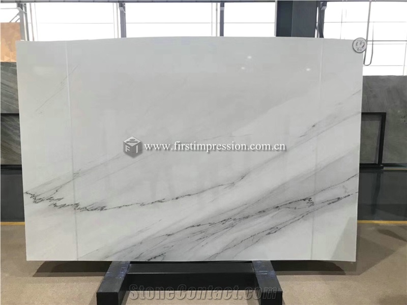 Luxury Colorado Lincoln/Lincoln White Marble Slabs