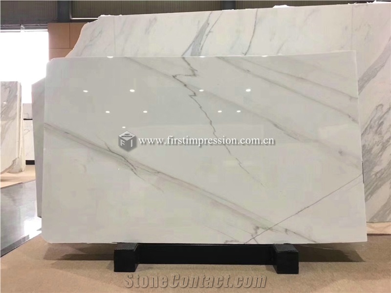 Luxury Colorado Lincoln/Lincoln White Marble Slabs