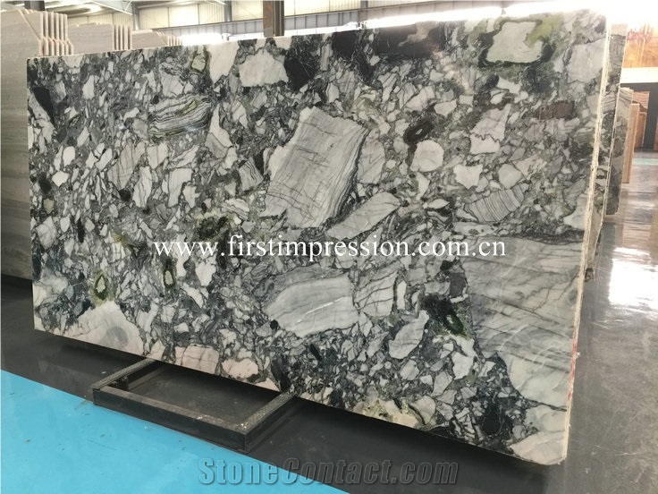 White Beauty Marble/Ice Connect Marble Slabs