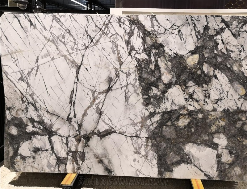 Invisible Grey Marble Slab