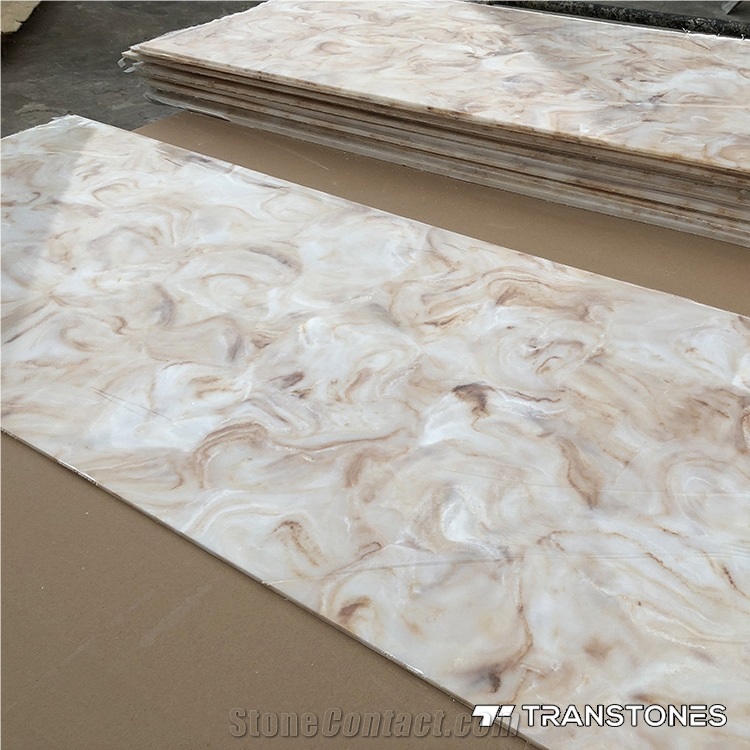 Artificial Backlit Marble Panel Cut to Size