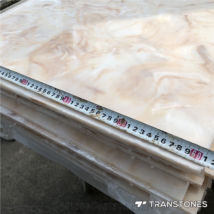 Artificial Backlit Marble Panel Cut to Size