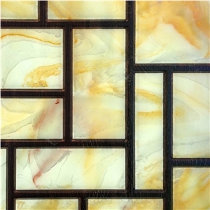 Artificial Stone,6-8mm Engineering Onyx Stone Wall Sheets