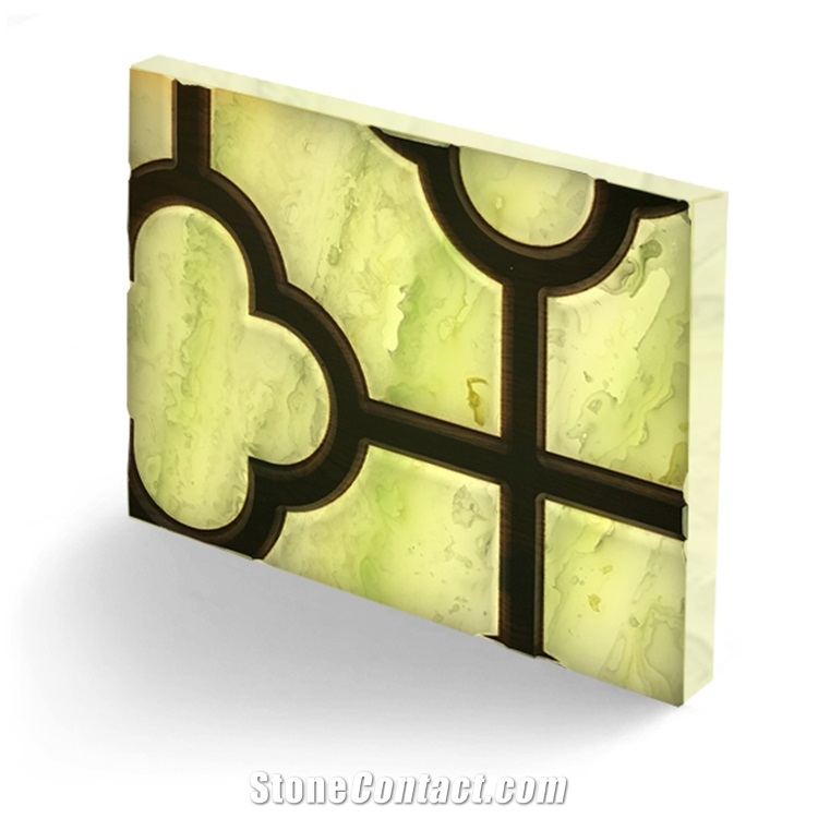 Artificial Stone Acrylic Translucent Resin Panels
