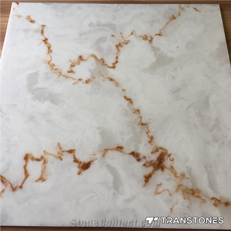 Faux Onyx Alabaster Wall Panels for Table Tops