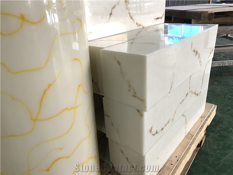 High Transparent Faux Alabaster Wall Panel