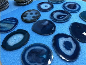 Hot Sale Decorated Translucent Agate Slices