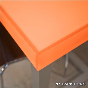 Orange Solid Acrylic Resin Panels