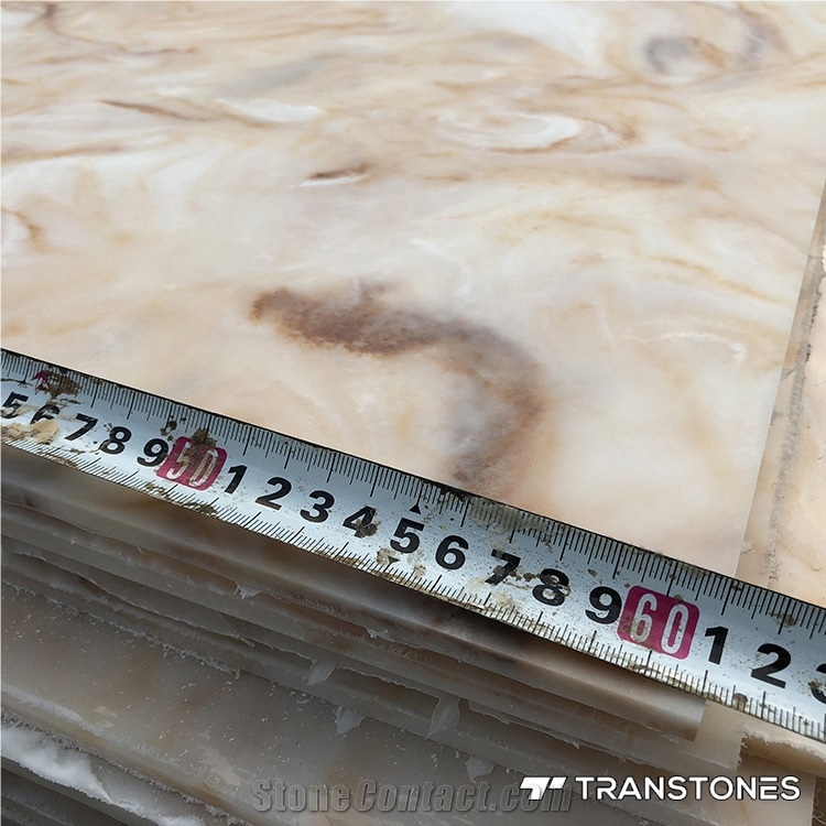Solid Surface Alabaster Panels for Interior Decors