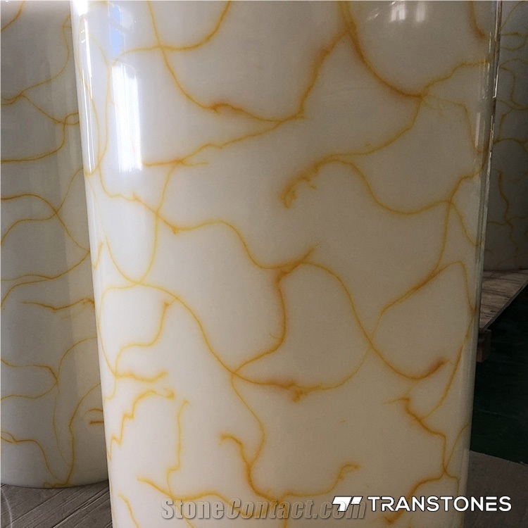 Solid Surface Faux Alabaster Panel for Vanity Top