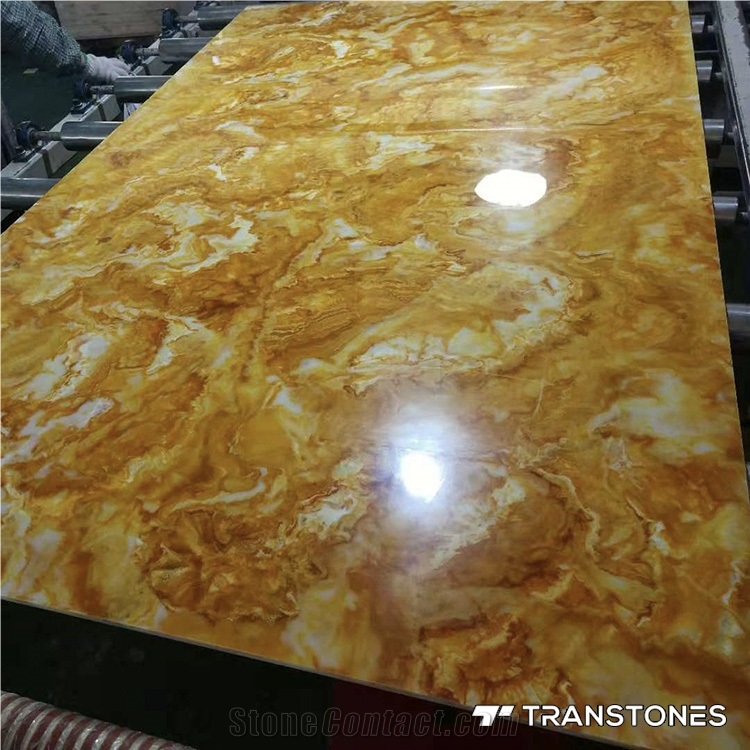 Solid Surface Translucent Alabaster Faux Stone