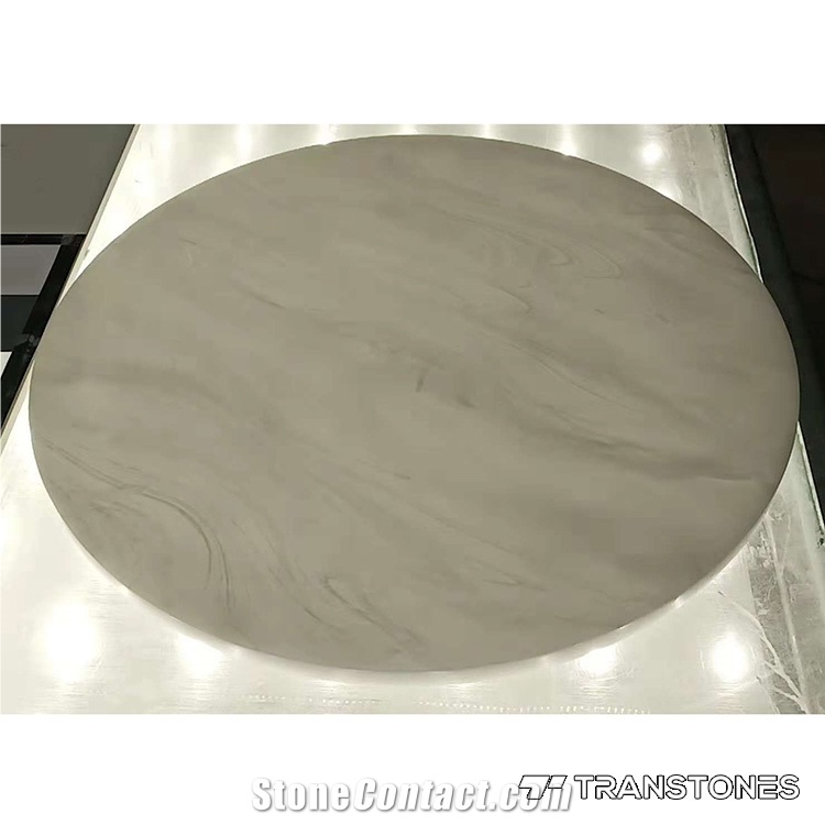 Translucent Alabaster Sheet Solid Surface Tabletop