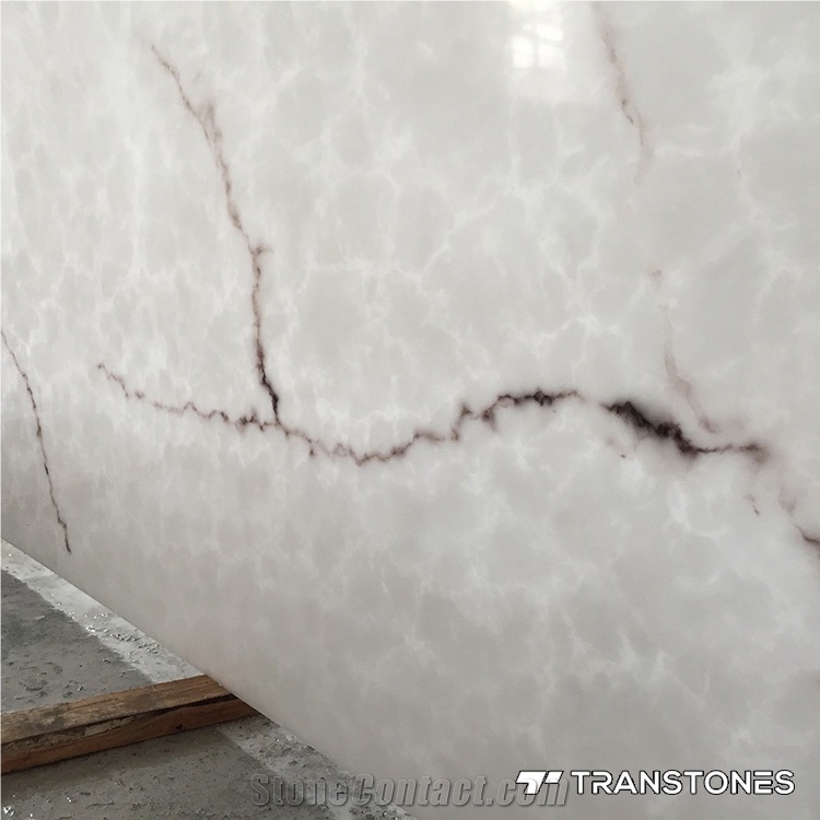 Translucent Faux Stone Panels Alabaster Sheets