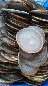 Wholesale Translucent Decorated Agate Slices