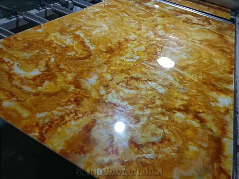 Wholesale Translucent Faux Onyx Wall Covering Stone