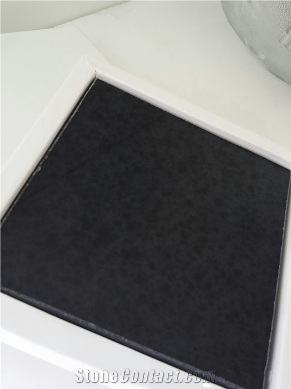 Black Nano Slabs and Tiles Stone