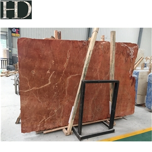 Coral Red Marble, Classic Red Marble Slabs