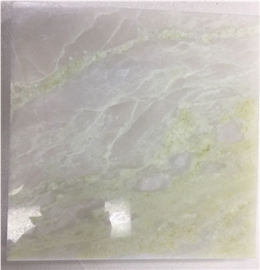 New Namibe Light Green Translucent Marble Slab